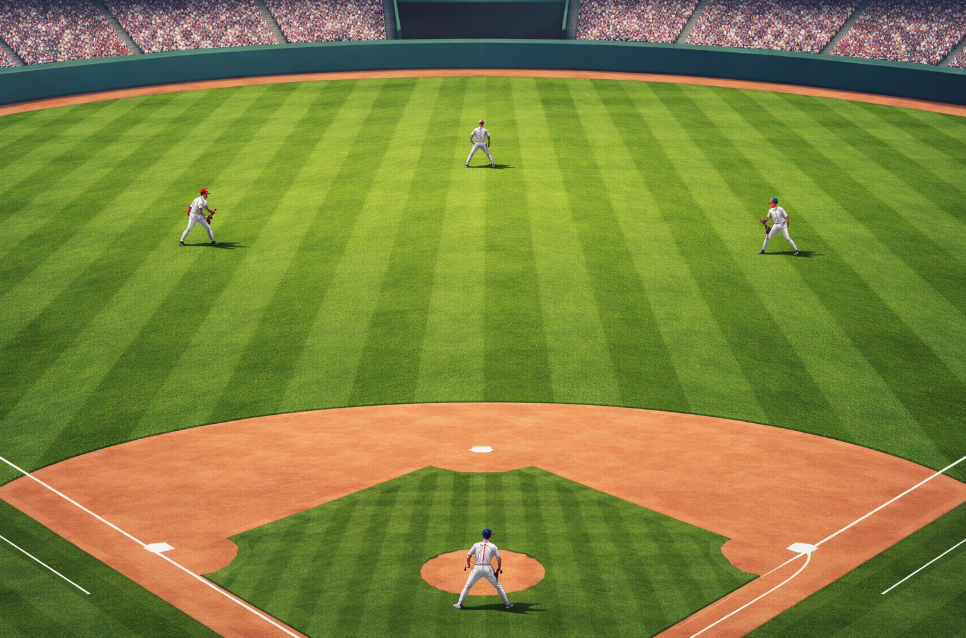 외야수 야구 필드 야구장