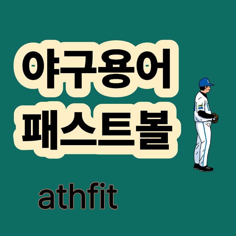 야구용어 패스트볼 투수 직구 포심